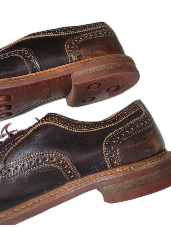 Allen Edmonds Strandmok Cap toe Oxford Men’s Size 11.5 Brown Saddle Dainite Sole main image 13